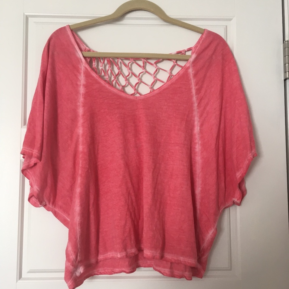 Billabong top with net backing